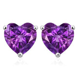 1.39 CT AMETHYST 925 STERLING SILVER EARRINGS STUD wholesalekings wholesale silver jewelry