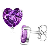 1.39 CT AMETHYST 925 STERLING SILVER EARRINGS STUD wholesalekings wholesale silver jewelry
