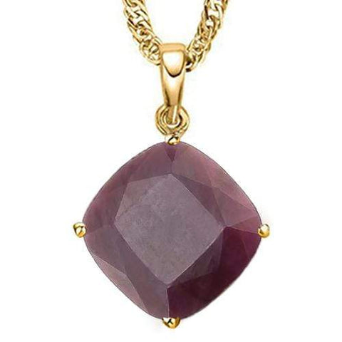 1.43 CT GENUINE RUBY 10KT SOLID GOLD PENDANT wholesalekings wholesale silver jewelry