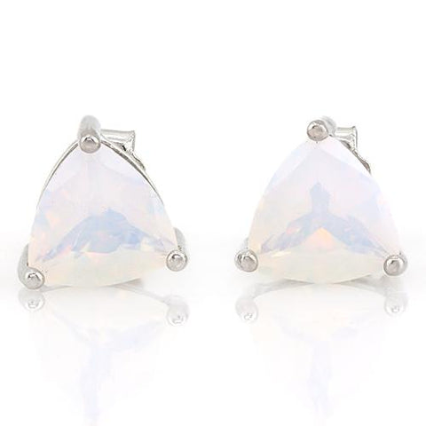 2/3 CT CREATED ETHIOPIAN OPAL 10KT SOLID GOLD EARRINGS STUD wholesalekings wholesale silver jewelry