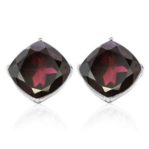 2.42 CT GARNET 10KT SOLID GOLD EARRINGS STUD wholesalekings wholesale silver jewelry