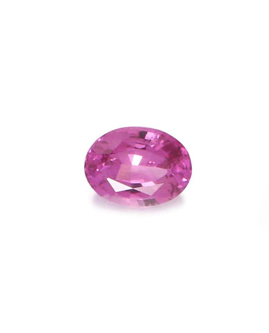 5x7MM Oval Created Pink  Shapphire - Wholesalekings.com