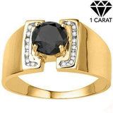 ELITE !  1.19 CARAT (17 PCS) DIAMOND 10KT SOLID GOLD MENS ENGAGEMENT RING wholesalekings wholesale silver jewelry
