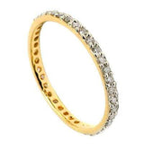 ELITE ! 1/4 CARAT (38 PCS) DIAMOND 10KT SOLID GOLD ETERNITY RING - Wholesalekings.com