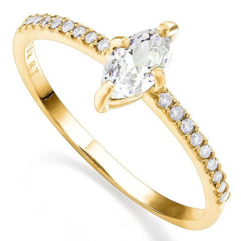 MEGA CLOSEOUT 1/2 CT GENUINE DIAMOND (VS) SOLITAIRE 10KT YELLOW SOLID GOLD ENGAGEMENT RING wholesalekings wholesale silver jewelry