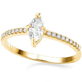 MEGA CLOSEOUT 1/2 CT GENUINE DIAMOND (VS) SOLITAIRE 10KT YELLOW SOLID GOLD ENGAGEMENT RING wholesalekings wholesale silver jewelry