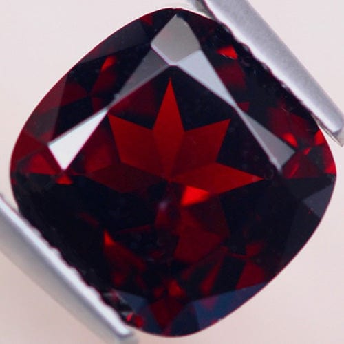 Cushion sale cut garnet