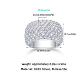 S925 Silver Moissanite (Certified) Ring