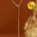 18 INCHES AU750 MARINER CHAIN NECKLACE 18KT SOLID GOLD NECKLACE