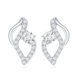 Lab Grown Diamond Designer Earrings for Women 925 Sterling Silver