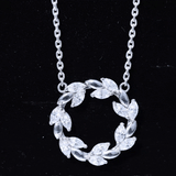 dailyjewelry-Wholesalekings-marquise lab grown diamond eternity necklace 925 sterling silver
