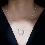 dailyjewelry-Wholesalekings-marquise lab grown diamond eternity necklace 925 sterling silver