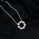 dailyjewelry-Wholesalekings-marquise lab grown diamond eternity necklace 925 sterling silver