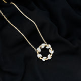 Marquise Lab Grown Diamond Eternity Necklace 925 Sterling Silver