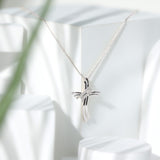 dailyjewelry-Wholesalekings-lab grown diamond designer catholic cross necklace 925 sterling silver