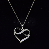 dailyjewelry-Wholesalekings-lab grown diamond heart necklace for women 925 sterling silver