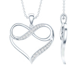 dailyjewelry-Wholesalekings-lab grown diamond heart necklace for women 925 sterling silver