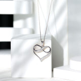 dailyjewelry-Wholesalekings-lab grown diamond heart necklace for women 925 sterling silver
