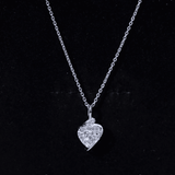 dailyjewelry-Wholesalekings-8 mm lab grown heart necklace 925 sterling silver