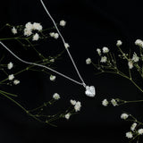 dailyjewelry-Wholesalekings-8 mm lab grown heart necklace 925 sterling silver