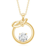 Lab Grown Diamond Designer Necklace 925 Sterling Silver