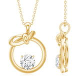Lab Grown Diamond Designer Necklace 925 Sterling Silver
