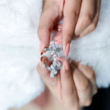 Lab Grown Diamond Diamond Cocktail Engagement Ring 925 Sterling Silver