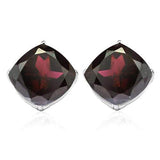 1.01 CT GARNET 925 STERLING SILVER EARRINGS STUD wholesalekings wholesale silver jewelry