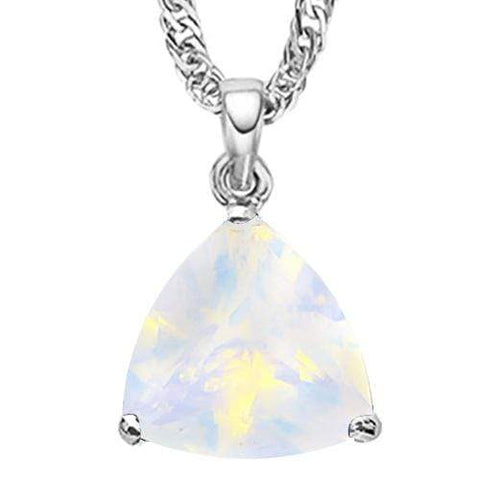 1/3 CT CREATED ETHIOPIAN OPAL 10KT SOLID GOLD PENDANT wholesalekings wholesale silver jewelry