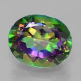 12X16MM OVAL  GREEN MYSTIC TOPAZ  LOOSE GEMSTONE - Wholesalekings.com