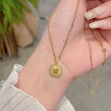 18k gold citrine gold pendant wholesalekings wholesale silver jewelry