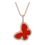 18k Gold Red Onyx Pendant wholesalekings wholesale silver jewelry
