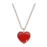 18k Gold Red Onyx Pendant wholesalekings wholesale silver jewelry