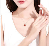 18k Gold Red Onyx Pendant wholesalekings wholesale silver jewelry