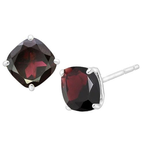 2.00 CT GARNET 925 STERLING SILVER EARRINGS STUD wholesalekings wholesale silver jewelry