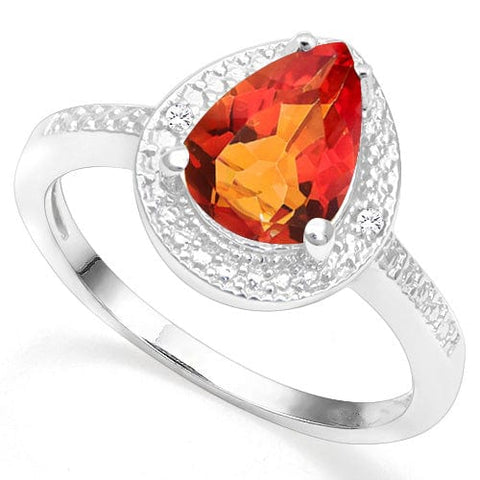 2.15 CT AZOTIC GEMSTONE & DIAMOND 925 STERLING SILVER RING wholesalekings wholesale silver jewelry