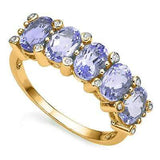 2.75 CT GENUINE TANZANITE & DIAMOND 10KT SOLID GOLD RING wholesalekings wholesale silver jewelry