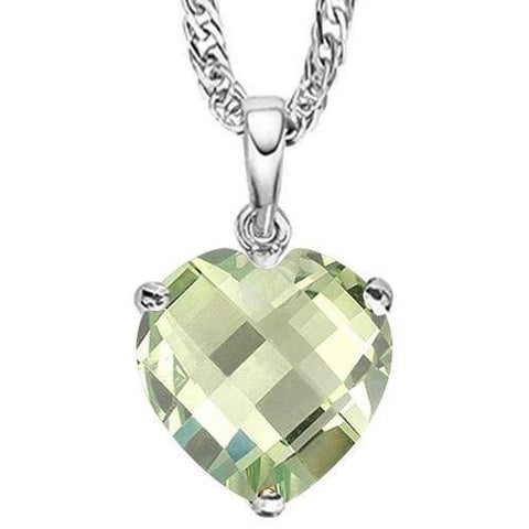 3/4 CT GREEN AMETHYST 10KT SOLID GOLD PENDANT wholesalekings wholesale silver jewelry