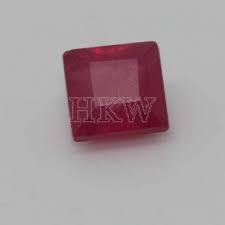 3.5MM GRASSFILL RUBY SQUARE  LOOSE GEMSTONE - Wholesalekings.com