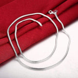 3mm 22 inches Silver plated Italian Necklace Chain - Wholesalekings.com