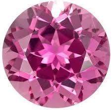 3MM ROUND CREATED PINK TOPAZ   LOOSE GEMSTONE - Wholesalekings.com