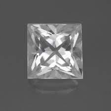 3MM WHITE TOPAZ SQUARE  LOOSE GEMSTONE - Wholesalekings.com