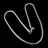 4mm 20 inches Silver plated Italian Necklace Chain - Wholesalekings.com