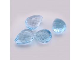 4X6MM  DROPS BLUE TOPAZ  LOOSE GEMSTONE - Wholesalekings.com