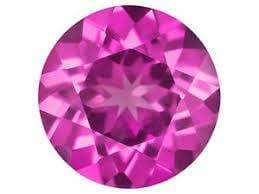 5MM ROUND  CREATED PINK SAPPHIRE  LOOSE GEMSTONE - Wholesalekings.com