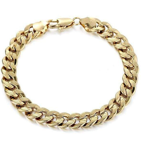 6mm 9 inches gold plated Italian bracelet wholesalekings wholesale silver jewelry