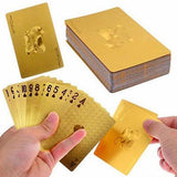 CCN Hot Sale Gold-foil Plated Papers Poker Game Playing Cards - Wholesalekings.com
