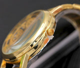 CCN New Full Steel Retro Unisex Hollow Quartz Wrist watch Gift Watch - Wholesalekings.com