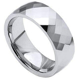 DIAMOND FACTED TUNGSTEN RING - Wholesalekings.com