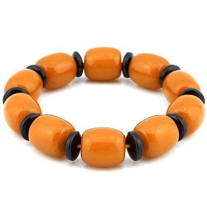 Ethnic Element Infused Menmade 16MM Amber Bead on Elastic String for Men /Women - Wholesalekings.com
